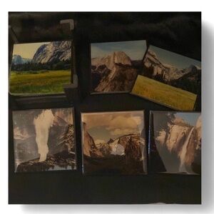 Yosemite coasters picture coaster set.​